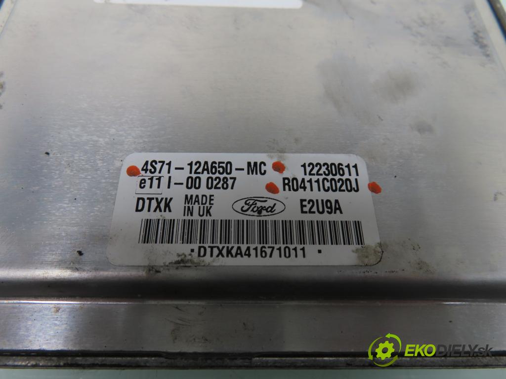 FORD MONDEO III Turnier (BWY) KOMBI 2004 96,00 2.0 TDCi - FMBA 1998,00 Riadiaca jednotka Motor 4S7112A650MC ; R0411C020J