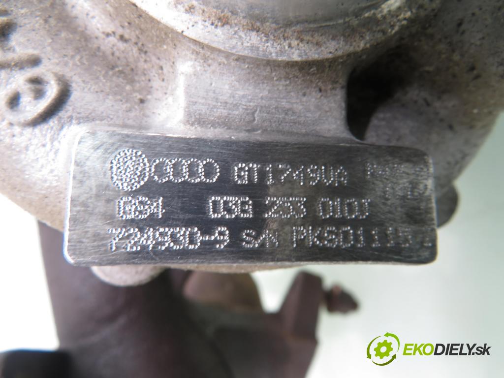 AUDI A3 (8P1) HB 2006 103,00 2.0 TDI PD 16V 140 1968,00 RYCHLONABÍJEČKA: 03G253010J (Turbodúchadla (kompletní))