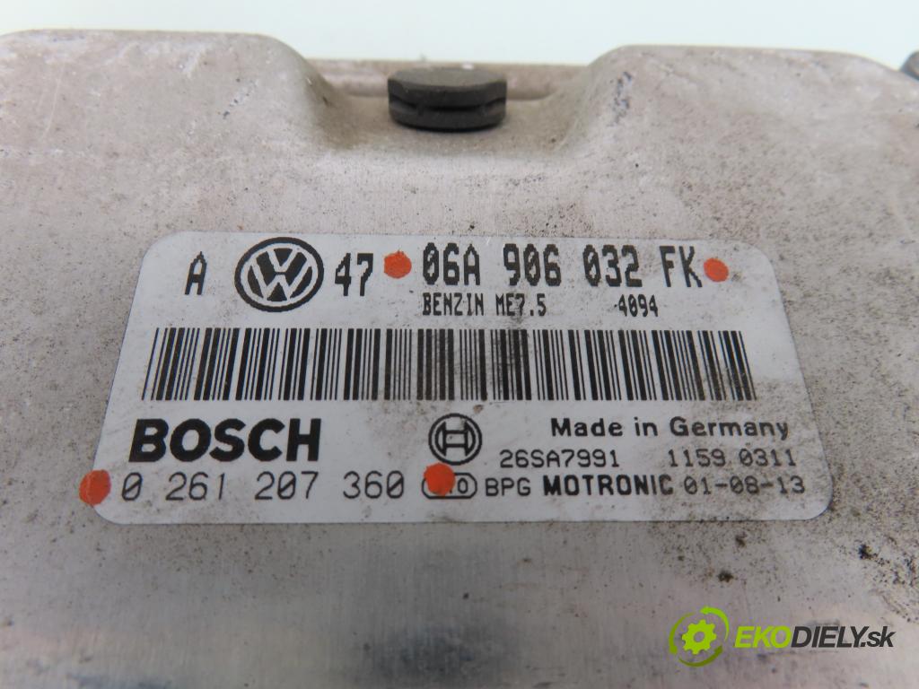 VW BORA (1J2) SEDAN 2001 85,00 2 - AZJ 1984,00 Riadiaca jednotka Motor 06A906032FK ; 0261207360