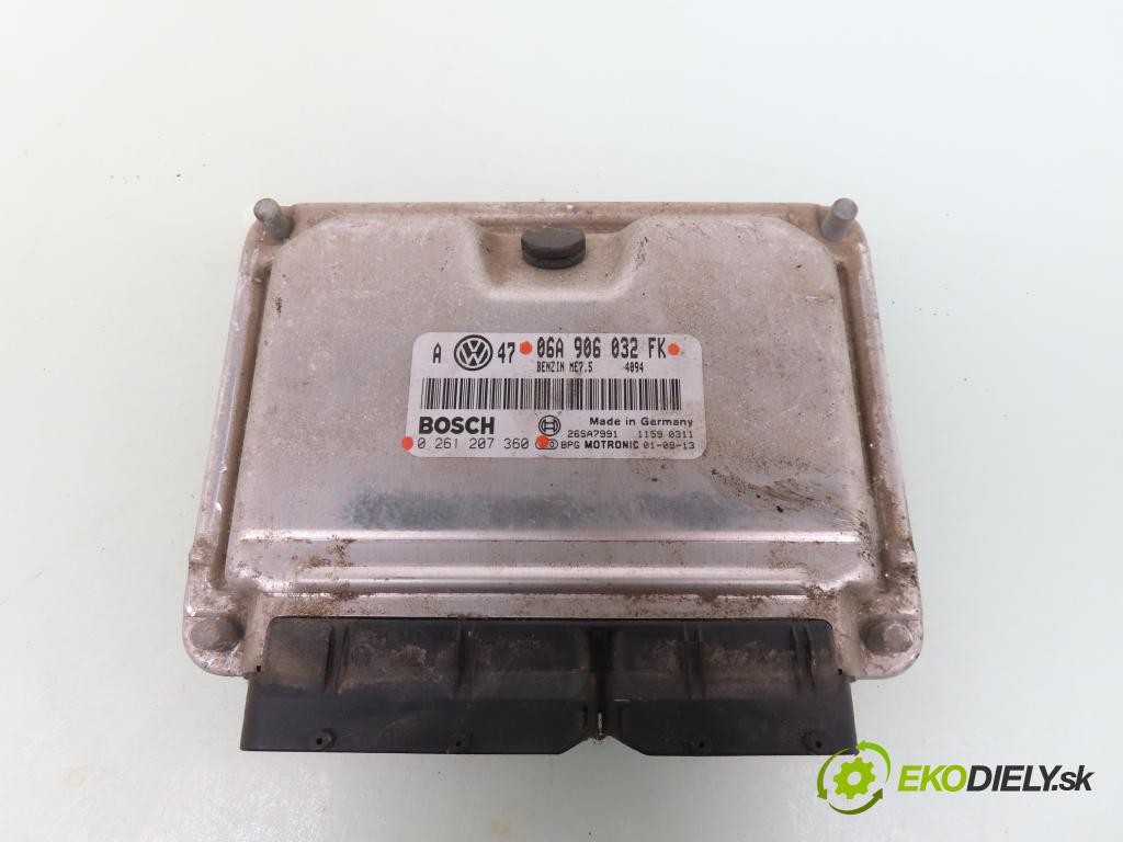 VW BORA (1J2) SEDAN 2001 85,00 2 - AZJ 1984,00 Riadiaca jednotka Motor 06A906032FK ; 0261207360