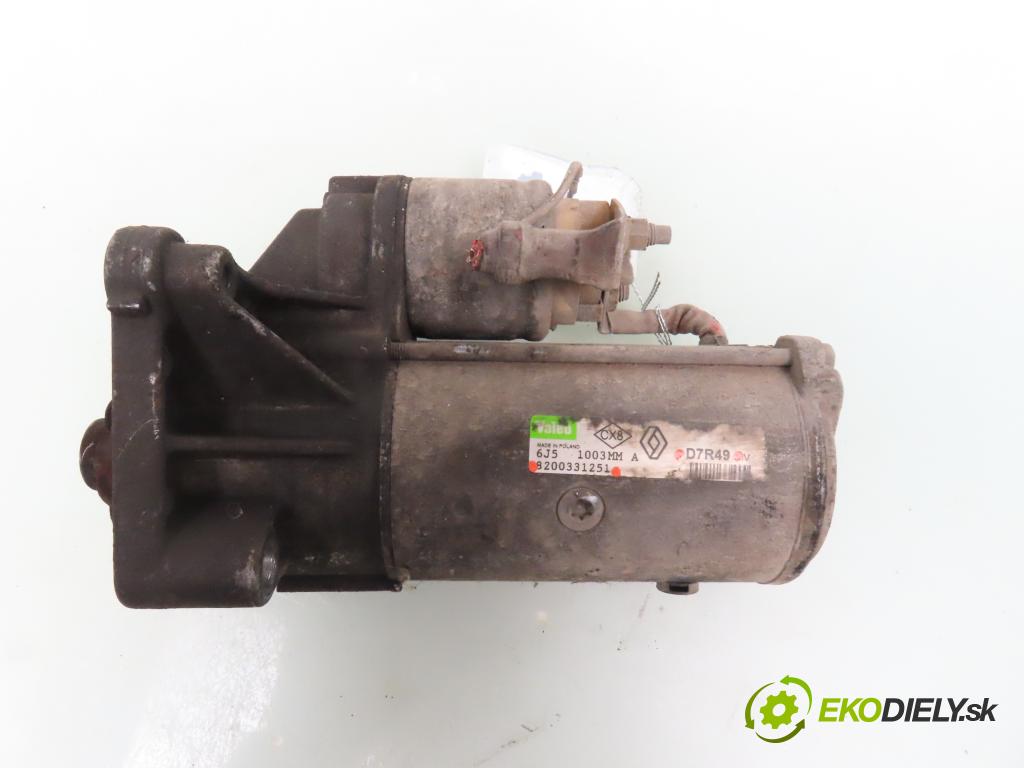 RENAULT SCENIC II (JM0/1_) MINIVAN 2004 88,00 1.9 DCI - F9Q 812 1870,00 startér D7R49 ; 8200331251 (Startér)