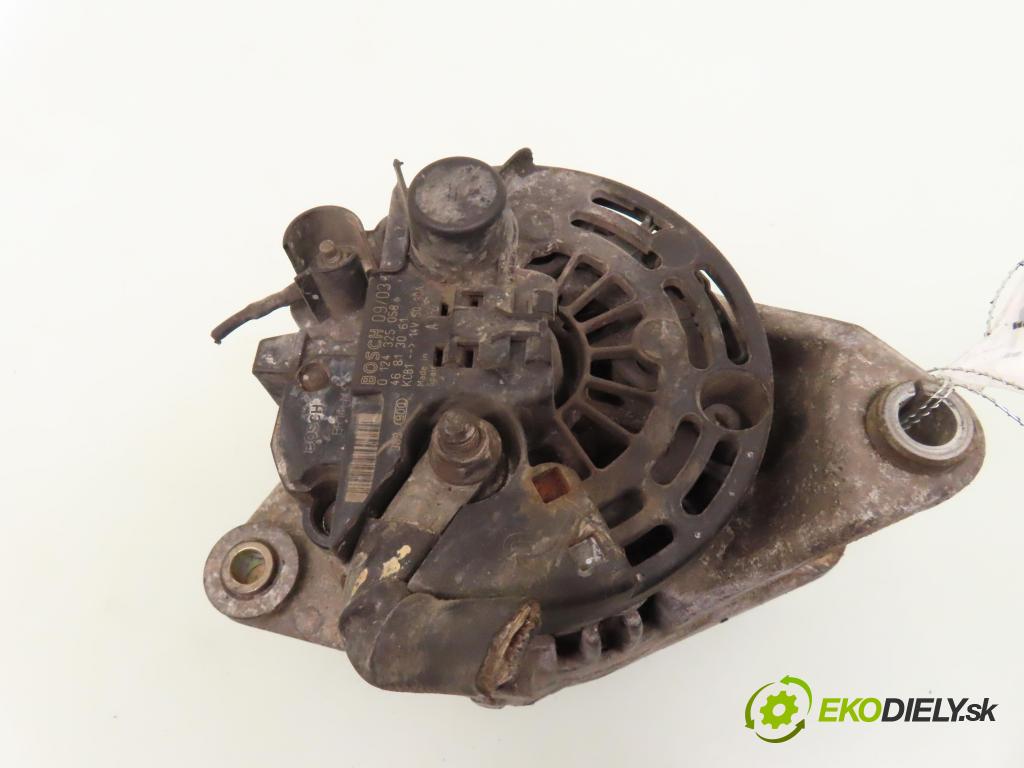 FIAT STILO (192_) HB 2003 76,00 1.6 16V 103 - 182 B6.000 1596,00 Alternátor 0124325058 (Alternátory)