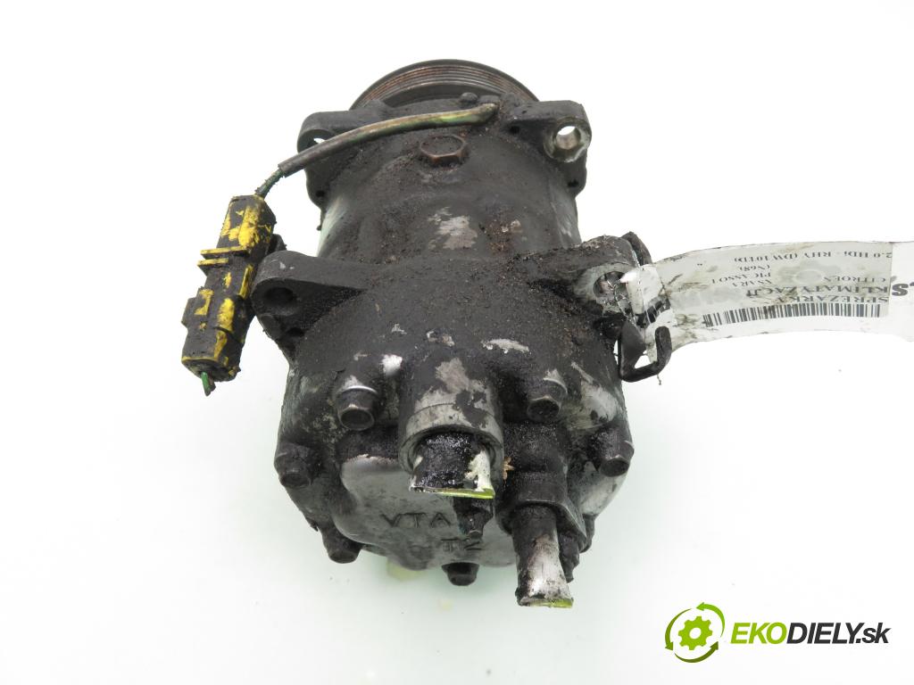 CITROEN XSARA PICASSO (N68) MINIVAN 2003 66,00 2.0 HDi 8V 90 - RHY 1997,00 KOMPRESOR: klimatizácie 9646416780 ; 1240F (Kompresory klimatizácie)