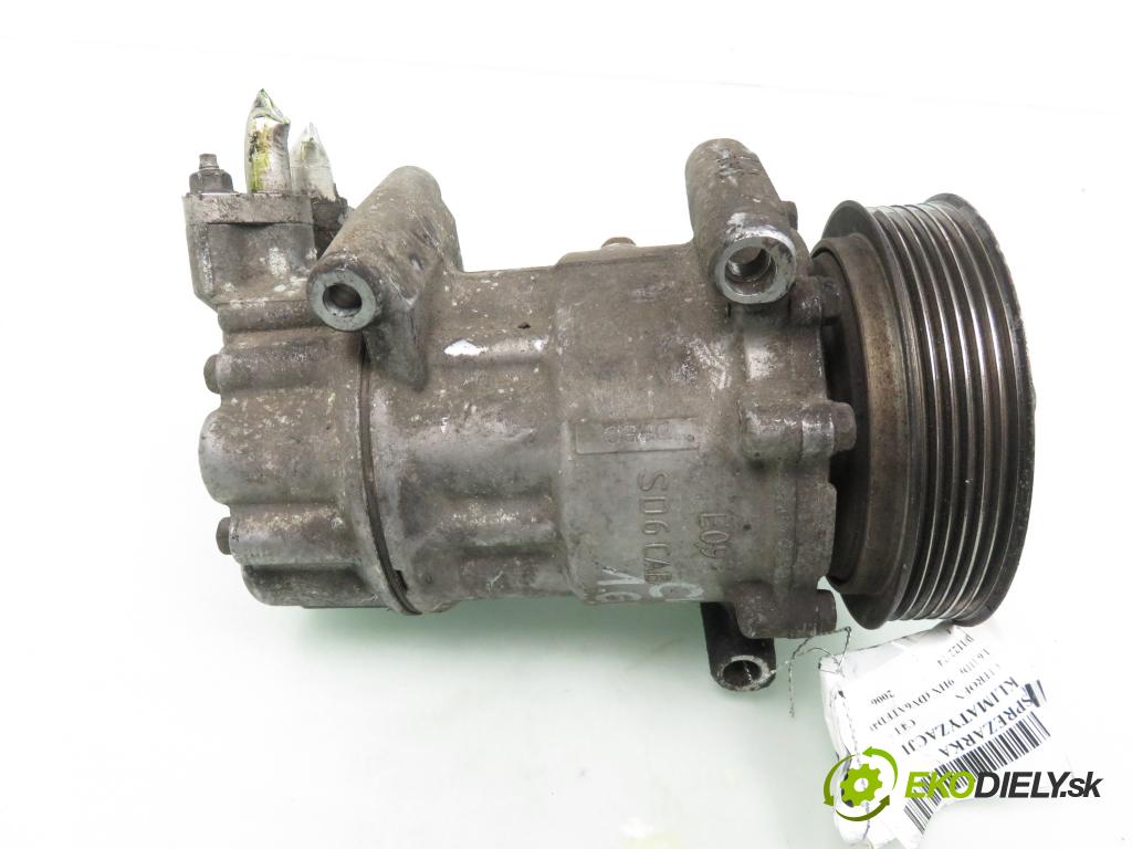 CITROEN C4 I (LC_) HB 2006 66,00 1.6 HDi - 9HX (DV6ATED4) 1560,00 KOMPRESOR: klimatizácie 9651910980 (Kompresory klimatizácie)
