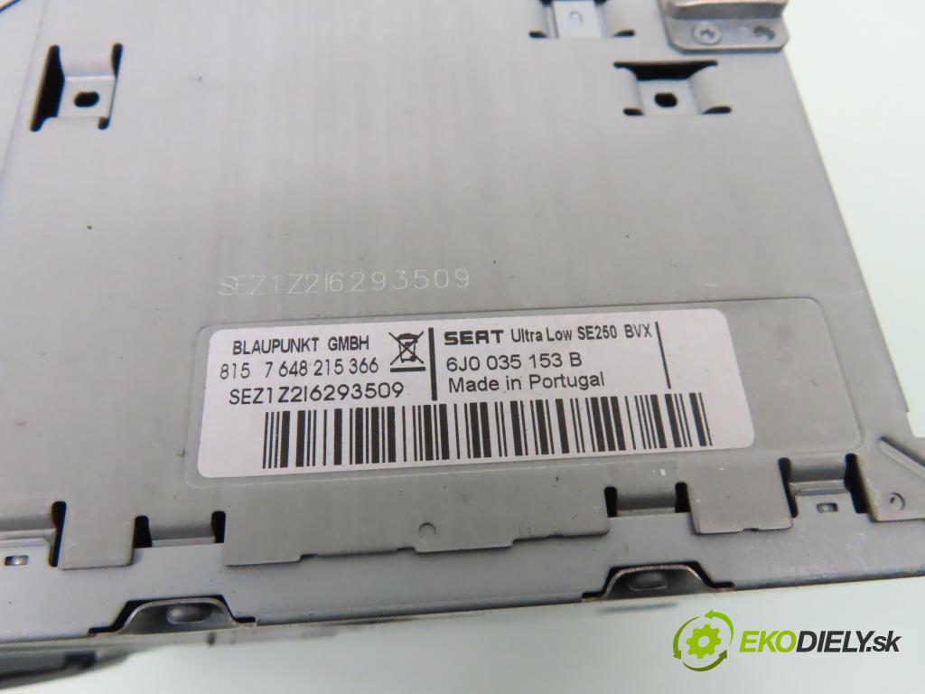 SEAT IBIZA IV (6J5, 6P1) HB 2009 59,00 1.4 TDI - BMS 1422,00 RADIO CD 6J0035153B