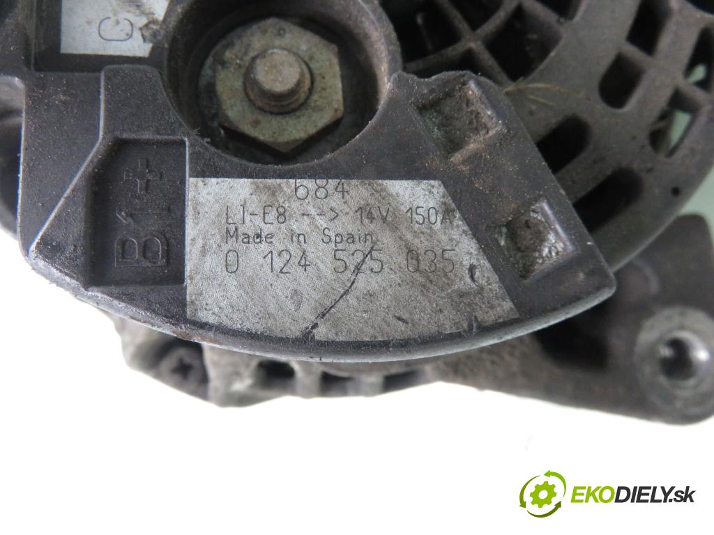 CITROEN C4 I (LC_) HB 2006 66,00 1.6 HDi - 9HX (DV6ATED4) 1560,00 Alternátor 9646321880 ; 0124525035 (Alternátory)