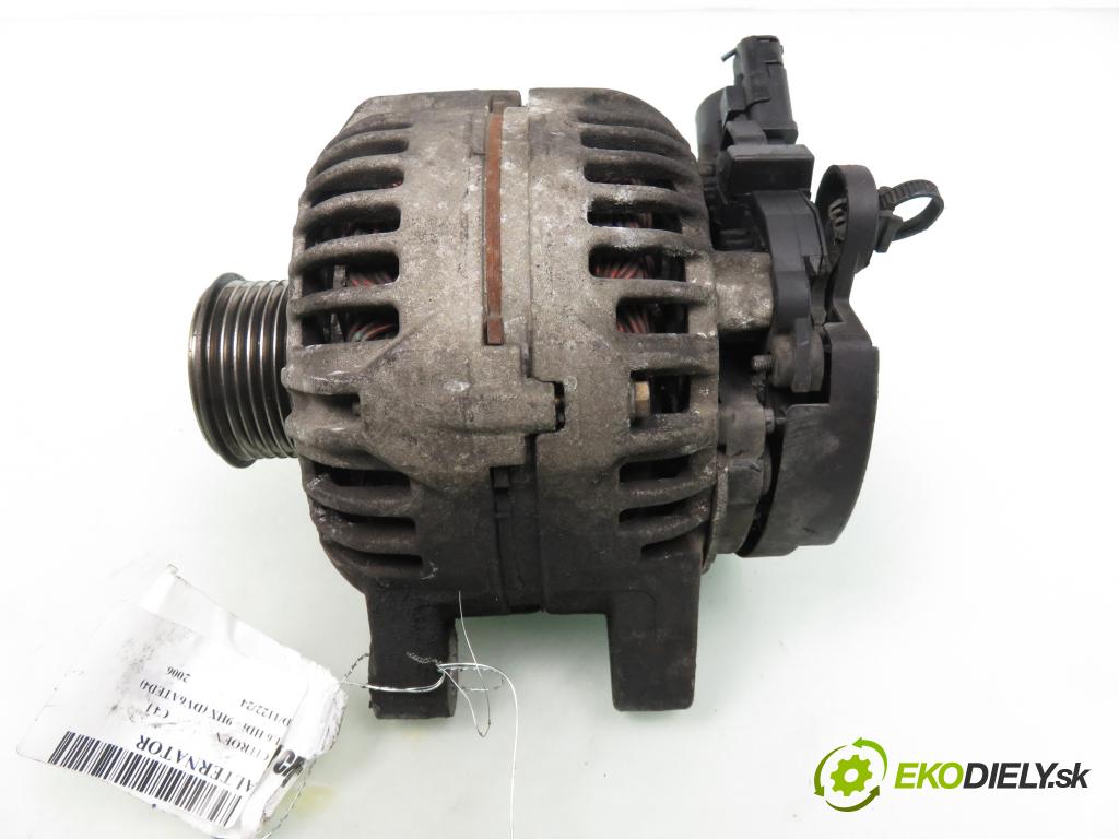 CITROEN C4 I (LC_) HB 2006 66,00 1.6 HDi - 9HX (DV6ATED4) 1560,00 Alternátor 9646321880 ; 0124525035 (Alternátory)