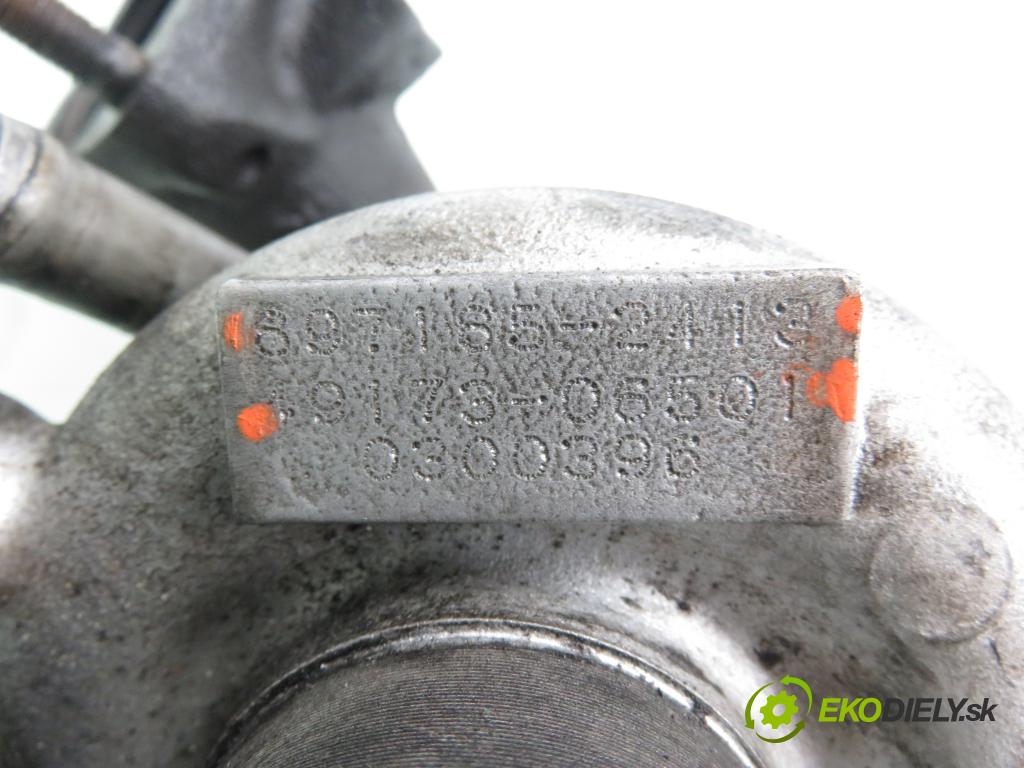 OPEL COMBO C KOMBIVAN 2002 48,00 1.7 DI 16V - Y 17 DTL 1686,00 RYCHLONABÍJEČKA: 8971852413 ; 4917306501 (Turbodúchadla (kompletní))