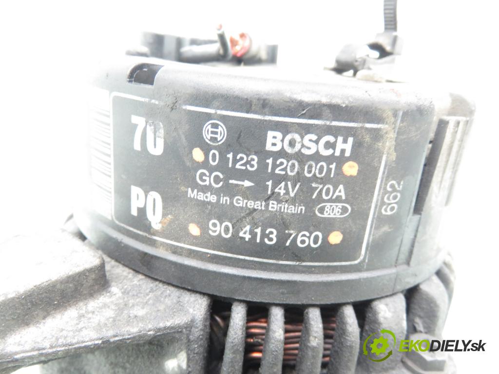 OPEL ASTRA G liftback (T98) HB 2007 66,00 1.4 - Z 14 XEP 1364,00 Alternátor 0123120001 ; 90413760 (Alternátory)