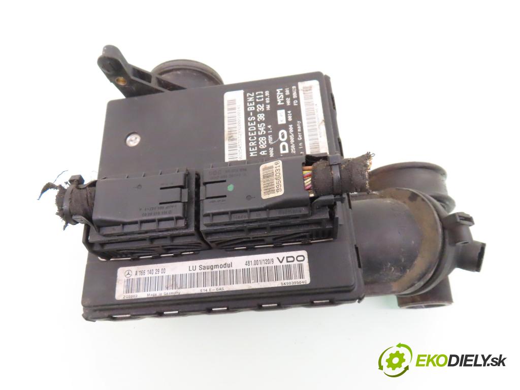 MERCEDES-BENZ KLASA A (W168) HB 1999 60,00 1.4 A 140 82 - M 166.940 1397,00 Riadiaca jednotka Motor A0285453832 ; A1661402900