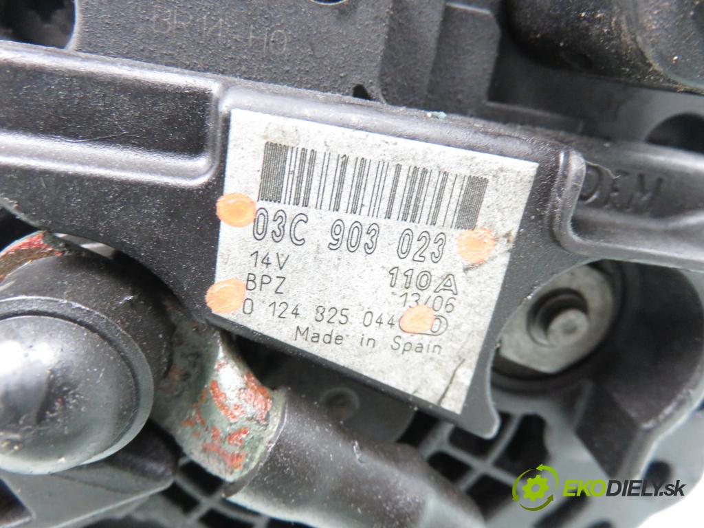VW POLO (6N2) HB 2001 37,00 1.0 MPI 50 - AUC 999,00 Alternátor 03C903023 ; 0124325044 (Alternátory)