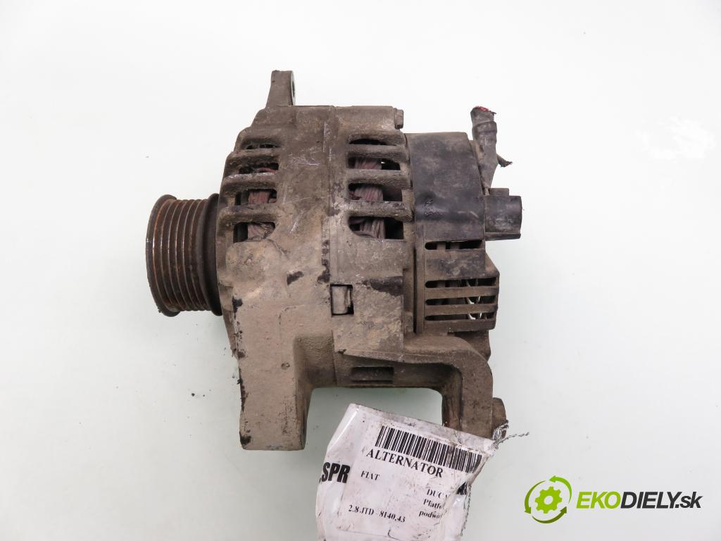 FIAT DUCATO Platforma / podwozie (244_) KABINA/PLATFORMA 2003 90,00 2.8 JTD - 8140,43 2800,00 Alternátor 504033459 (Alternátory)