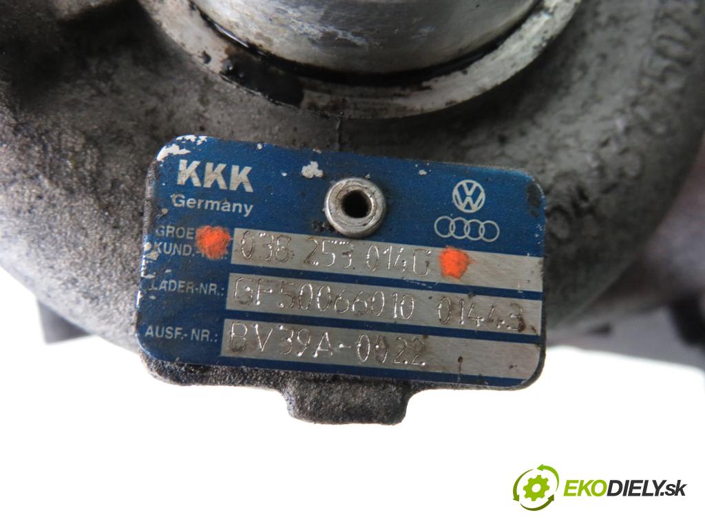 SEAT ALTEA (5P1) MINIVAN 2004 77,00 1.9 TDI - BKC 1896,00 RYCHLONABÍJEČKA: 038253014G (Turbodúchadla (kompletní))