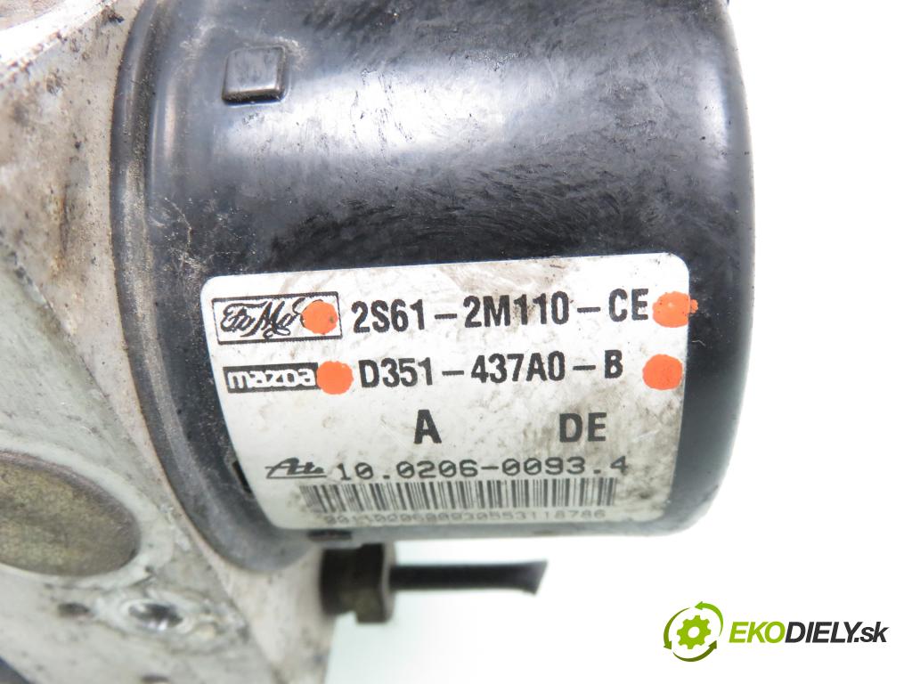 MAZDA 2 (DY) HB 2003 74,00 1.6 - FYJA 1596,00 pumpa ABS 10096001063 ; 2S612M110CE ; D351437A0B (Pumpy brzdové)