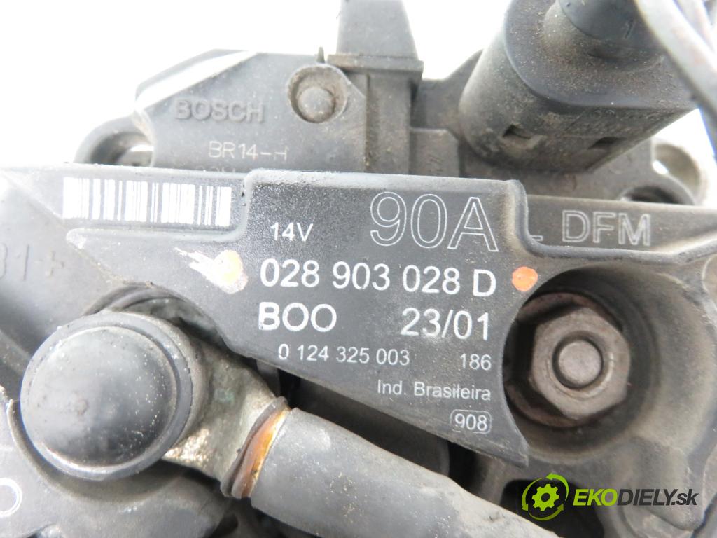 VW BORA (1J2) SEDAN 2001 85,00 2 - AZJ 1984,00 Alternátor 028903028D (Alternátor)