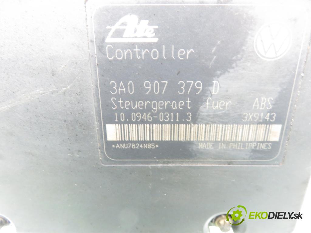 VW GOLF III (1H1) HB 1997 47,00 1.9 D 64 1896,00 pumpa ABS 10094603113 ; 3A0907379D ; 10020400824 (Pumpy brzdové)
