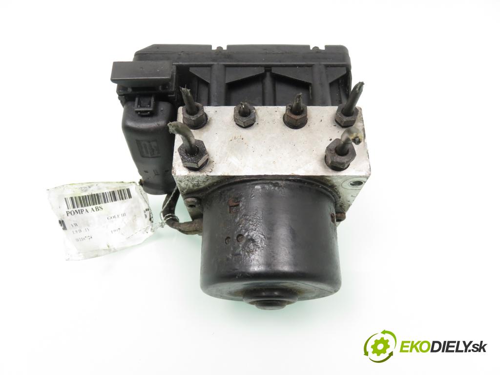 VW GOLF III (1H1) HB 1997 47,00 1.9 D 64 1896,00 pumpa ABS 10094603113 ; 3A0907379D ; 10020400824 (Pumpy brzdové)
