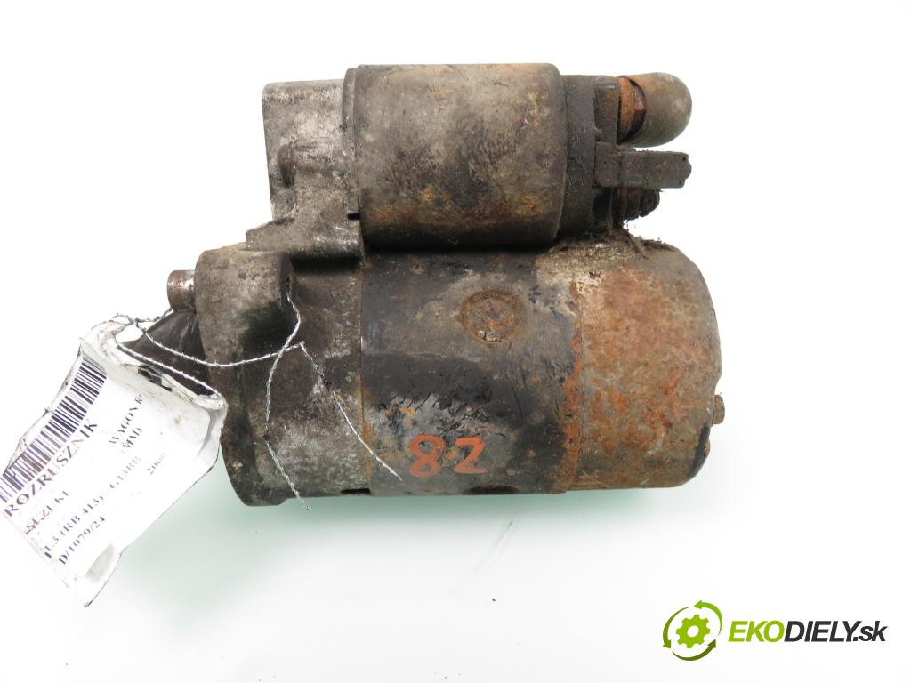 SUZUKI WAGON R+ (MM) HB 2000 56,00 1.3 (RB 413) - G13BB 1298,00 Štartér 3110083E0 ; M002T46081 (Štartér)