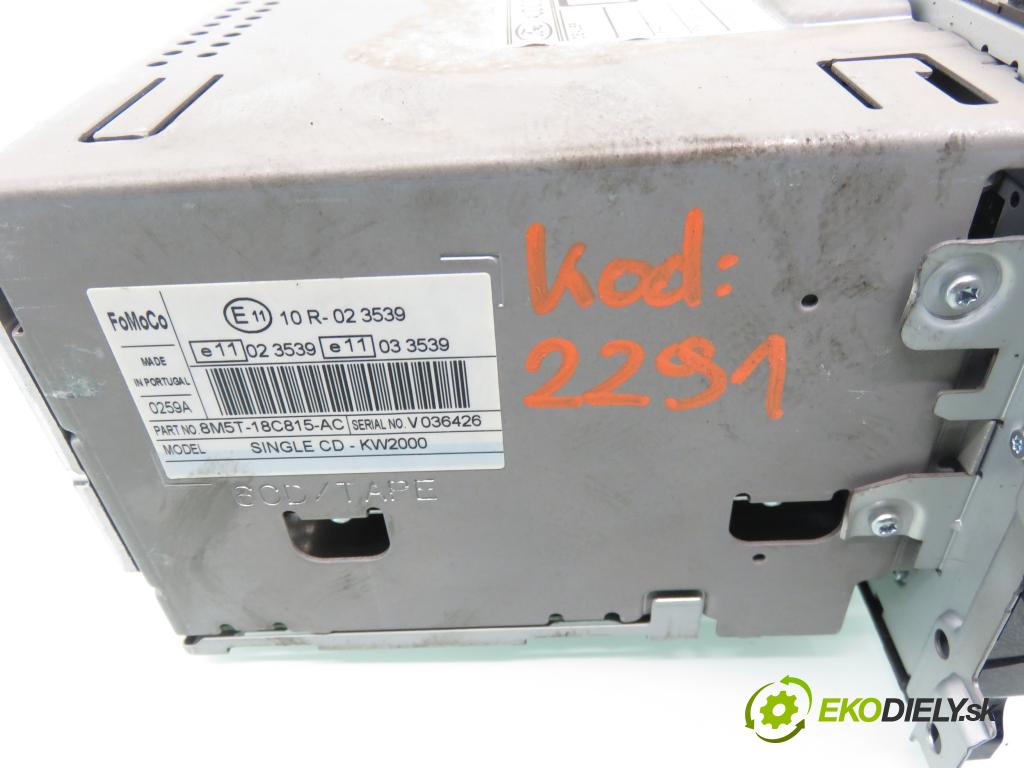 FORD FOCUS II Turnier (DA_, FFS, DS) KOMBI 2009 92,00 1.8 - Q7DA 1798,00 RADIO CD 8M5T18C815AC