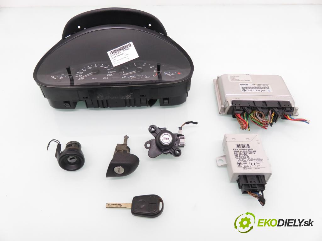 BMW 3 (E46) SEDAN 1999 77,00 316 i 105 - M43 B16 (164E3) 1596,00 spinačka / imobilizéra IMMO / Riadiaca jednotka DME1430940 ; 0261204420 ; 1094686
