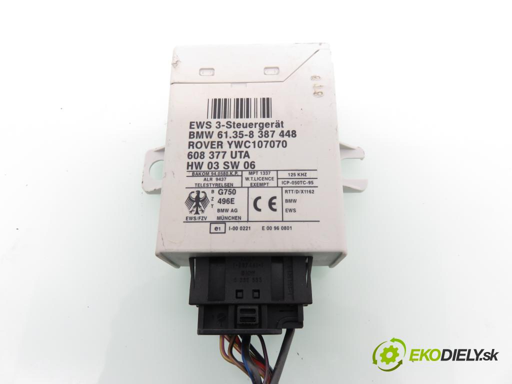 BMW 3 (E46) SEDAN 1999 77,00 316 i 105 - M43 B16 (164E3) 1596,00 spinačka / imobilizéra IMMO / Riadiaca jednotka DME1430940 ; 0261204420 ; 1094686