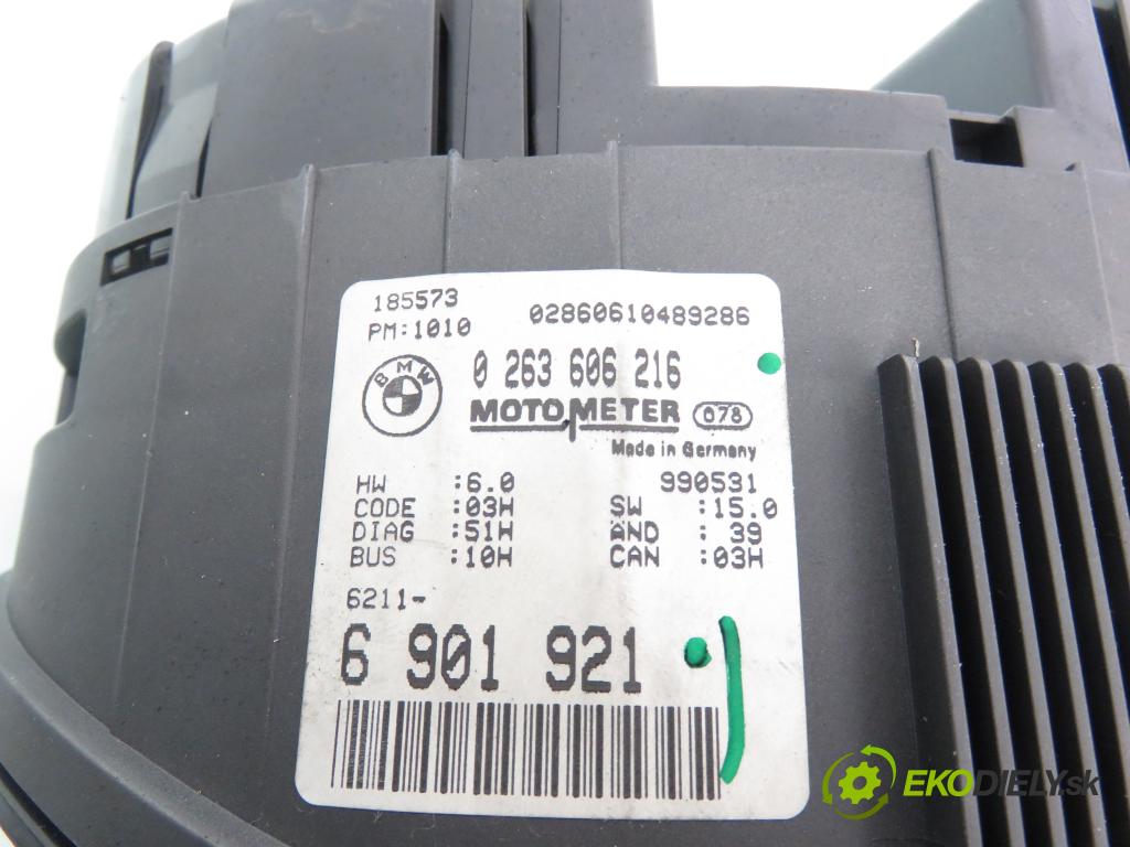 BMW 3 (E46) SEDAN 1999 77,00 316 i 105 - M43 B16 (164E3) 1596,00 spinačka / imobilizéra IMMO / Riadiaca jednotka DME1430940 ; 0261204420 ; 1094686