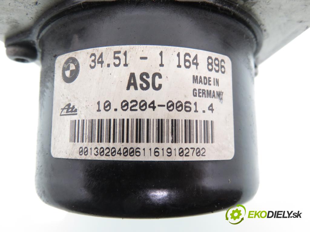 BMW 3 (E46) SEDAN 1999 77,00 316 i 105 - M43 B16 (164E3) 1596,00 pumpa ABS 10094808013 ; 10020400614 ; 1164897 (Pumpy brzdové)