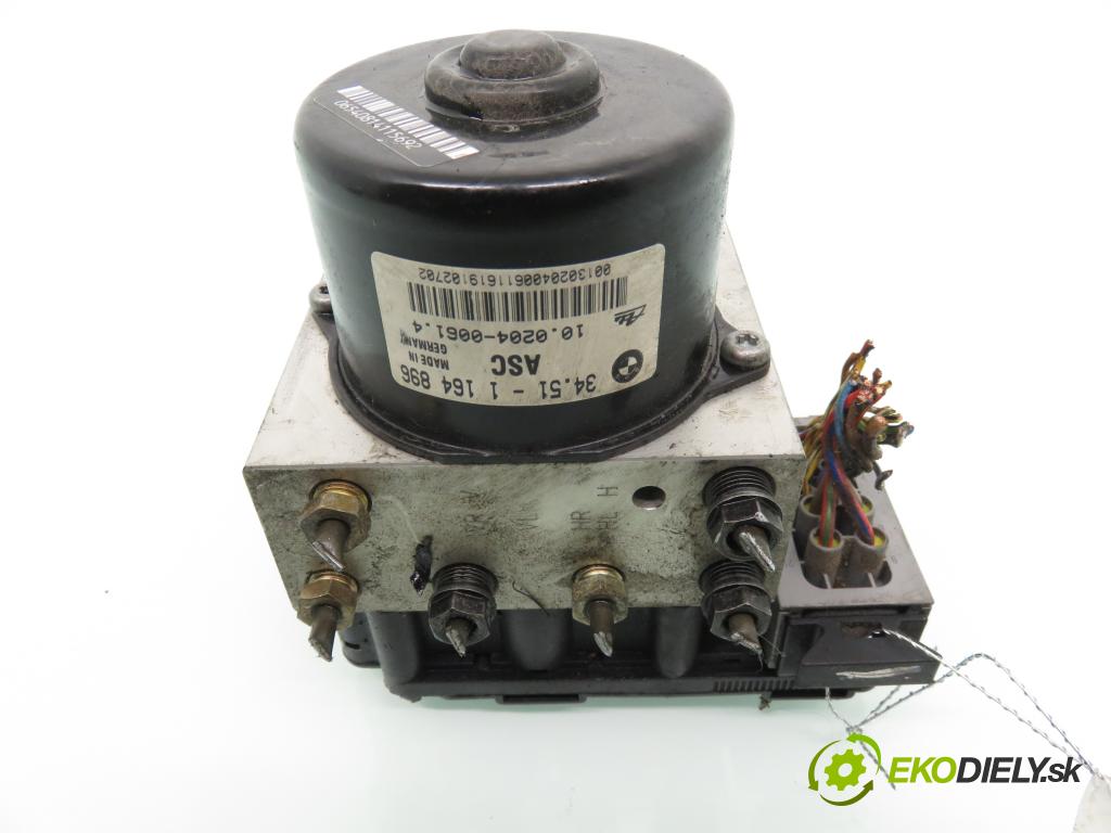 BMW 3 (E46) SEDAN 1999 77,00 316 i 105 - M43 B16 (164E3) 1596,00 pumpa ABS 10094808013 ; 10020400614 ; 1164897 (Pumpy brzdové)
