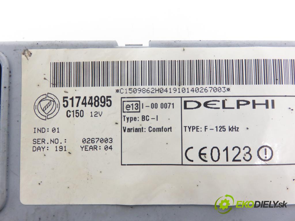 FIAT DOBLO nadwozie wielkoprzestrzenne (MPV) (119_, 223_) FURGON 2004 51,00 1.3 JTD 16V - 188 A9.000 1248,00 MODUL BSI 51744895