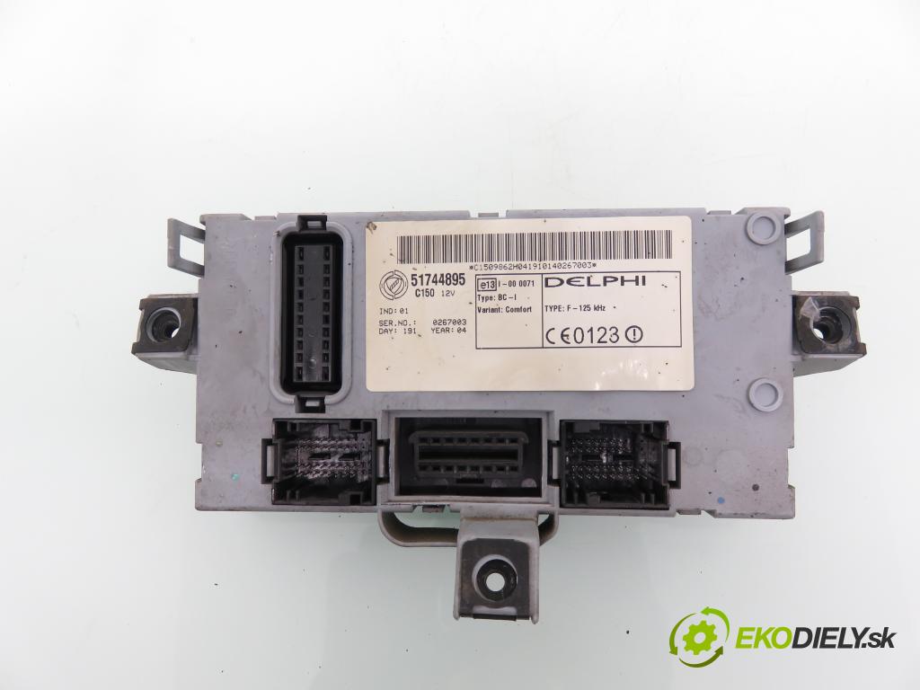 FIAT DOBLO nadwozie wielkoprzestrzenne (MPV) (119_, 223_) FURGON 2004 51,00 1.3 JTD 16V - 188 A9.000 1248,00 MODUL BSI 51744895