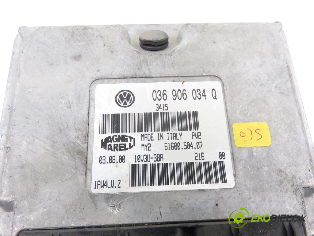 AUDI A2 (8Z0) HB 2000 55,00 1.4 - AUA 1390,00 Riadiaca jednotka Motor 036906034Q ; IAW4LVZ
