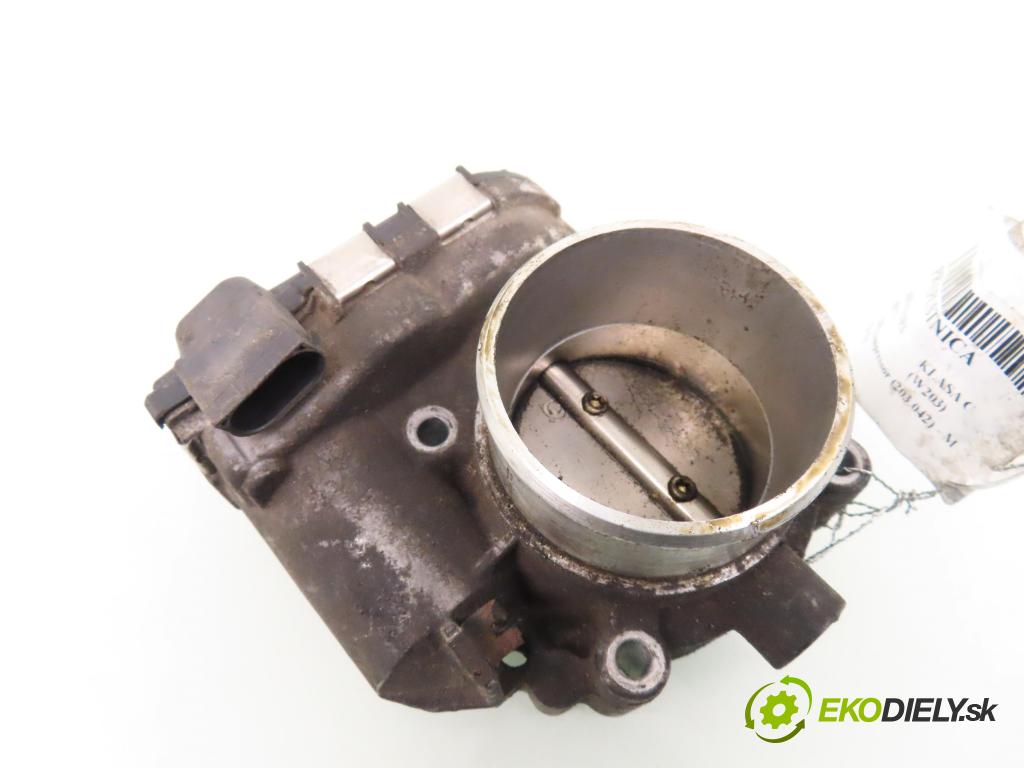 MERCEDES-BENZ KLASA C (W203) SEDAN 2001 120,00 C 200 Kompressor (203.042) - M 271.940 1796,00 Škrtiaca klapka A2711410025 ; 0280750076 (Škrtiace klapky)