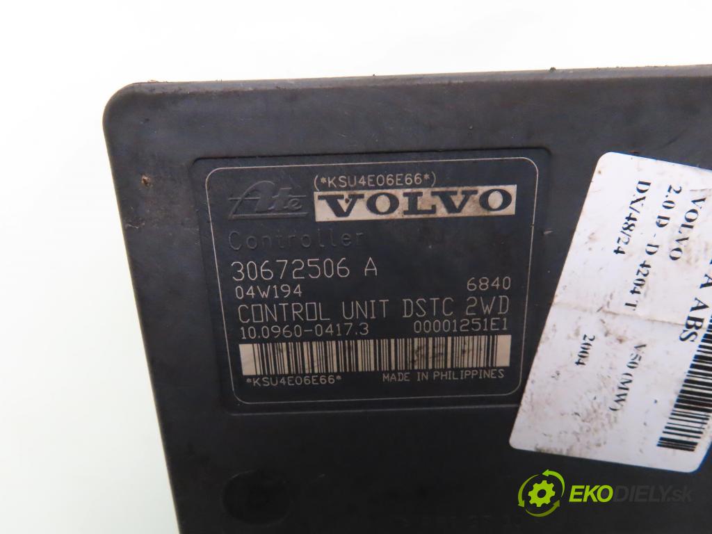 VOLVO V50 (MW) KOMBI 2004 100,00 2.0 D 136 - D 4204 T (PSA) 1997,00 Pumpa ABS 30672506A ; 4N512C405EB (Pumpy ABS)