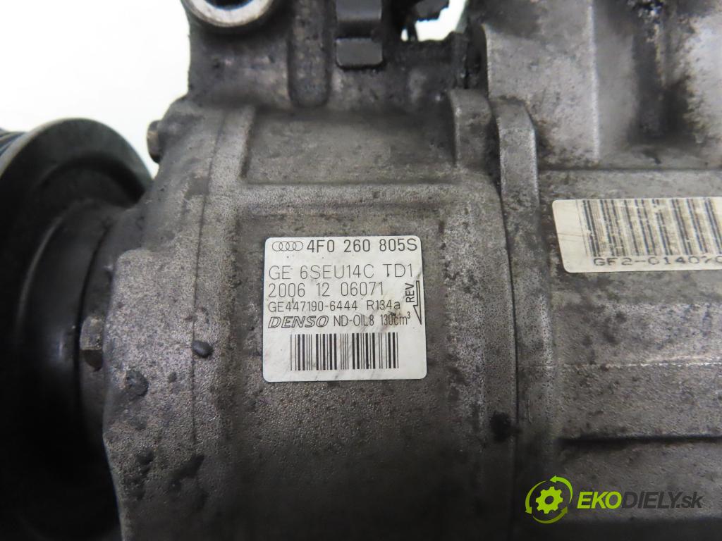 AUDI A6 Avant (4F5, C6) KOMBI 2007 132,00 2.7 TDI quattro - BPP 2698,00 KOMPRESOR: klimatizácie 4F0260805S ; 4471906444 (Kompresor klimatizácie)