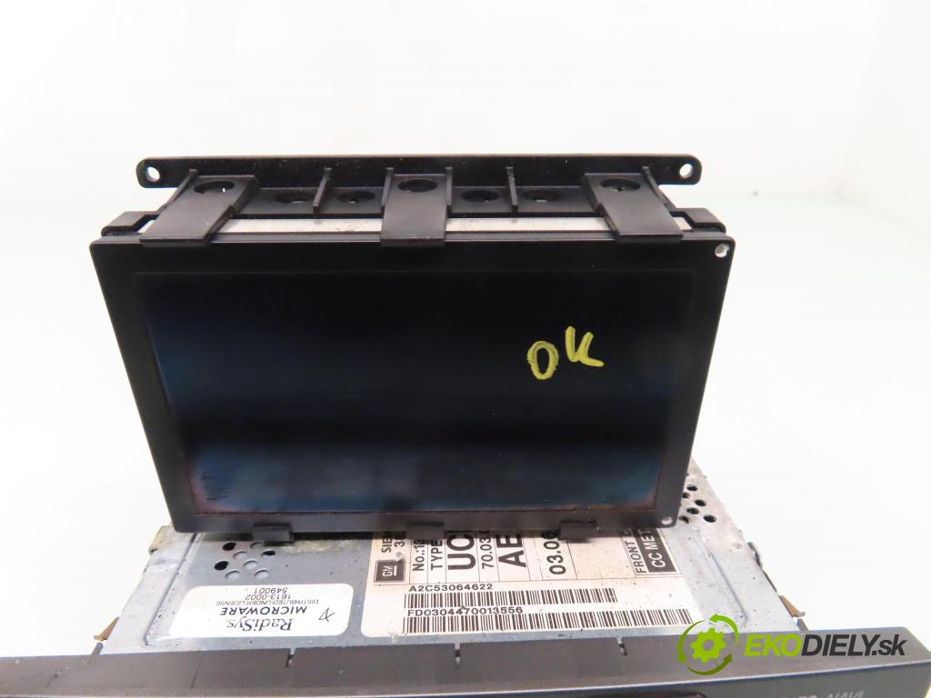 OPEL VECTRA C (Z02) HB 2005 88,00 1.9 CDTI 8V 120 - Z 19 DT 1910,00 RADIO CD 13113150 ; CD70