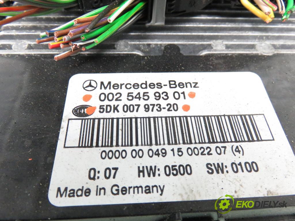 MERCEDES-BENZ KLASA C (W203) SEDAN 2000 120,00 C 200 Kompressor (203.042) - M 271.940 1796,00 MODUL BSI 0025459301 ; 5DK00797320