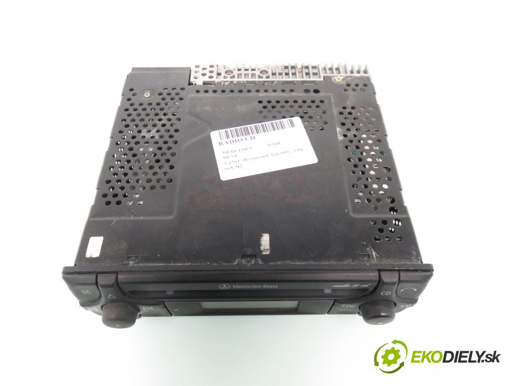 MERCEDES-BENZ KLASA A (W168) HB 2002 70,00 A 170 CDI 95 - OM 668.942 1689,00 RADIO CD A1708200386