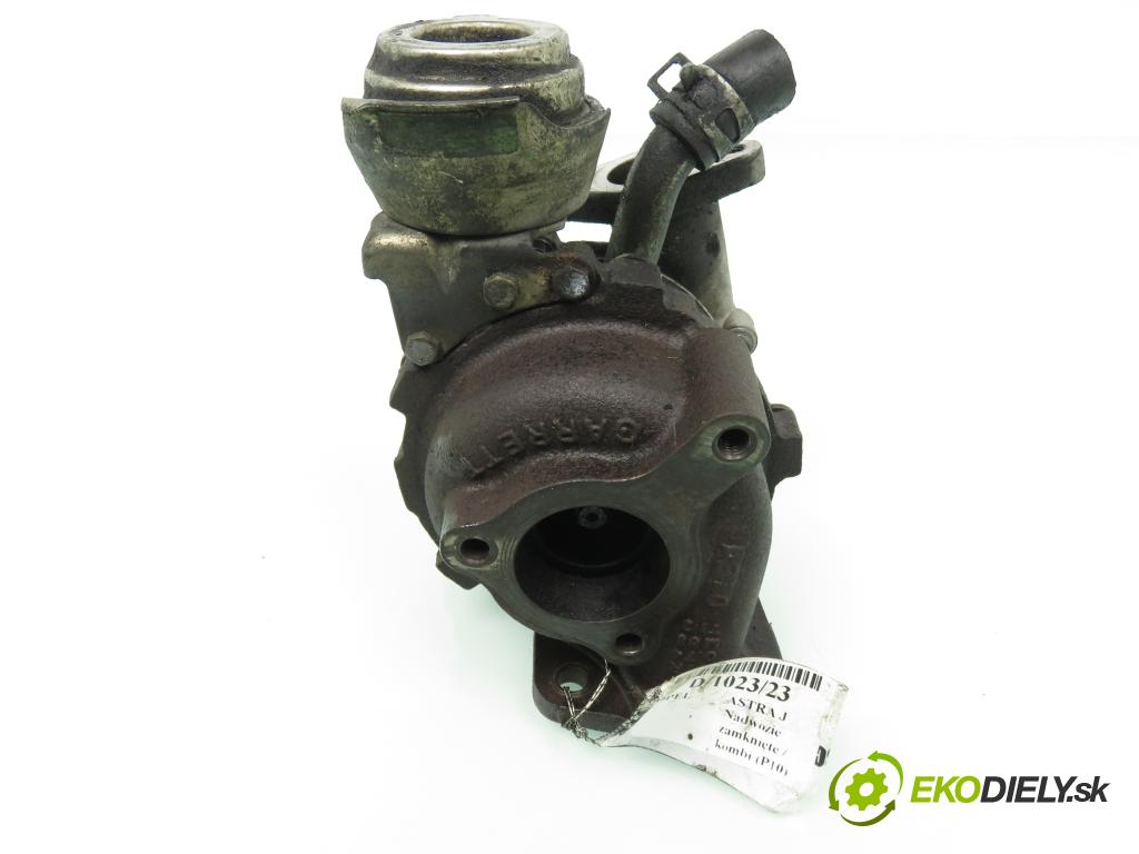 OPEL ASTRA J Nadwozie zamknięte /  kombi (P10) KOMBI 2011 92,00 1.7 CDTI - A 17 DTR 1686,00 RYCHLONABÍJEČKA: 98053674 ; GTB1546V (Turbodúchadla (kompletní))