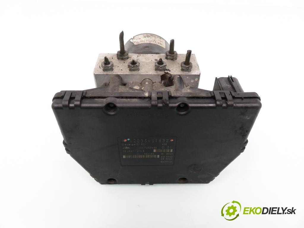 MERCEDES-BENZ KLASA C (W203) SEDAN 2000 120,00 C 200 Kompressor (203.042) - M 271.940 1796,00 pumpa ABS A2035451632 ; A0044310512 ; 10094715133 (Pumpy brzdové)