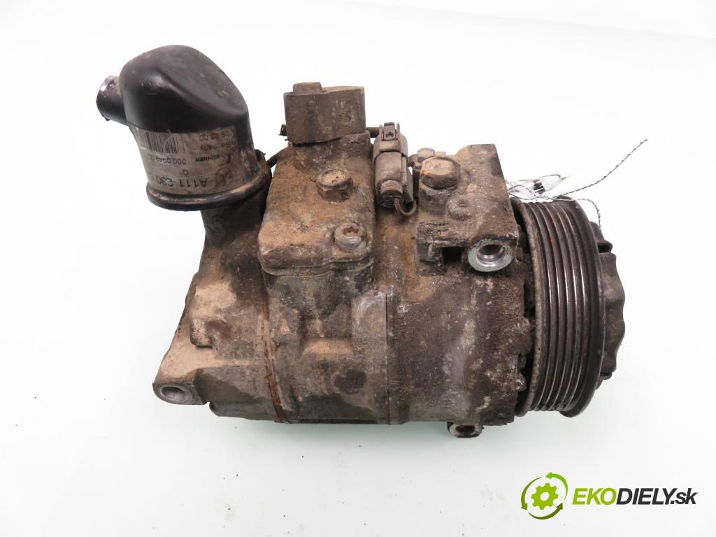 MERCEDES-BENZ KLASA C (W203) SEDAN 2000 120,00 C 200 Kompressor (203.042) - M 271.940 1796,00 KOMPRESOR: klimatizácie 4472208221 (Kompresor klimatizácie)