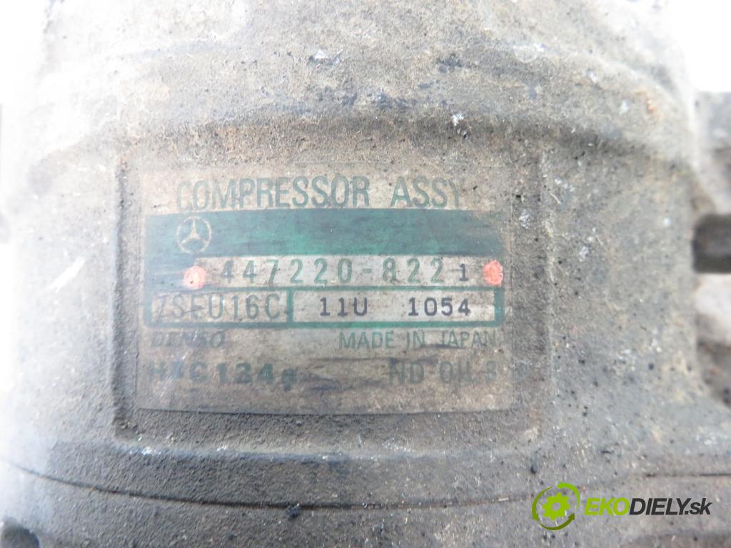 MERCEDES-BENZ KLASA C (W203) SEDAN 2000 120,00 C 200 Kompressor (203.042) - M 271.940 1796,00 KOMPRESOR: klimatizácie 4472208221 (Kompresor klimatizácie)