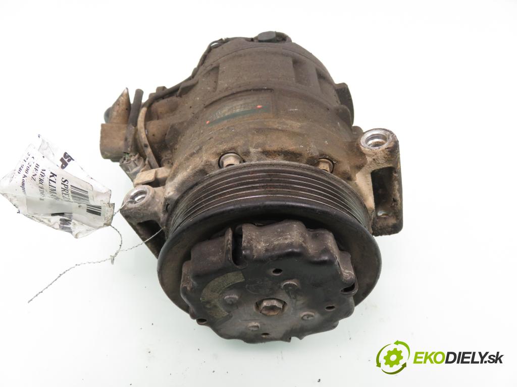 MERCEDES-BENZ KLASA C (W203) SEDAN 2000 120,00 C 200 Kompressor (203.042) - M 271.940 1796,00 KOMPRESOR: klimatizácie 4472208221 (Kompresor klimatizácie)