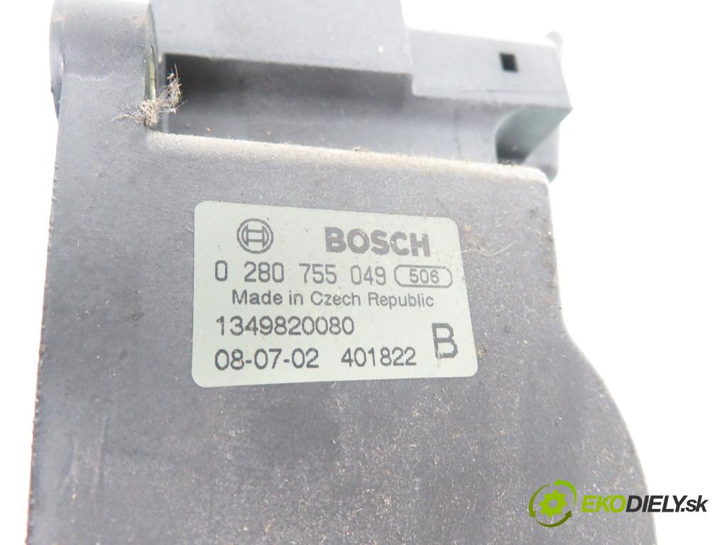 PEUGEOT BOXER Skrzynia FURGON 2008 88,00 2.2 HDi 120 - 4HU (P22DTE) 2198,00 Potenciometer plynu 0280755049 (Pedál)