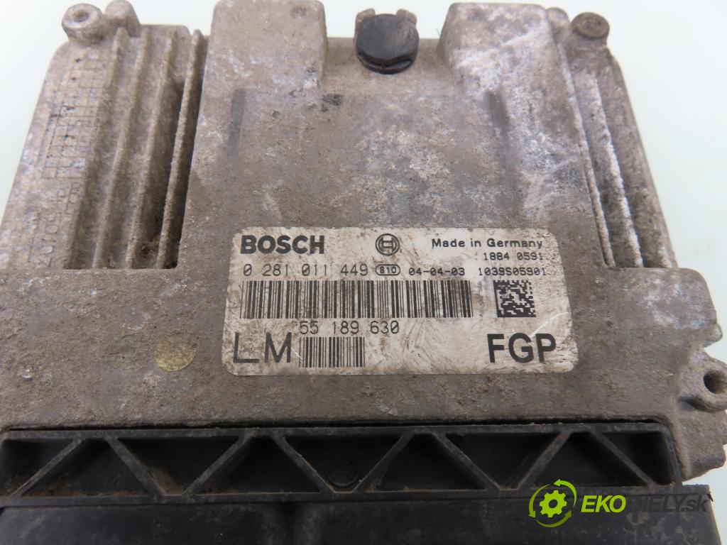 OPEL VECTRA C Kombi (Z02) KOMBI 2004 88,00 1.9 CDTI - Z 19 DT 1910,00 Riadiaca jednotka Motor 0281011449 ; 55189630