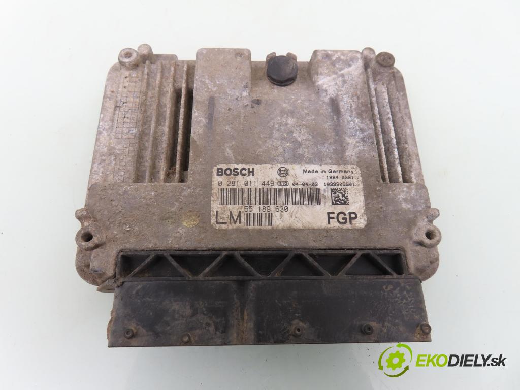 OPEL VECTRA C Kombi (Z02) KOMBI 2004 88,00 1.9 CDTI - Z 19 DT 1910,00 Riadiaca jednotka Motor 0281011449 ; 55189630