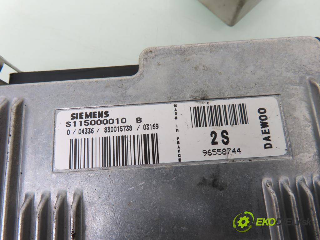 DAEWOO MATIZ (M100, M150) HB 1999 38,00 0.8 52 - F8CV 796,00 spinačka / imobilizéra IMMO / Riadiaca jednotka S115000010B ; 96558744