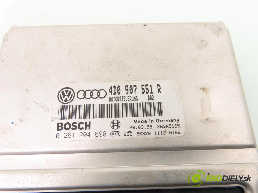 AUDI A6 Avant (4B5, C5) KOMBI 1998 142,00 2.8 quattro - ACK 2771,00 Riadiaca jednotka Motor 4D0907551R ; 0261204690