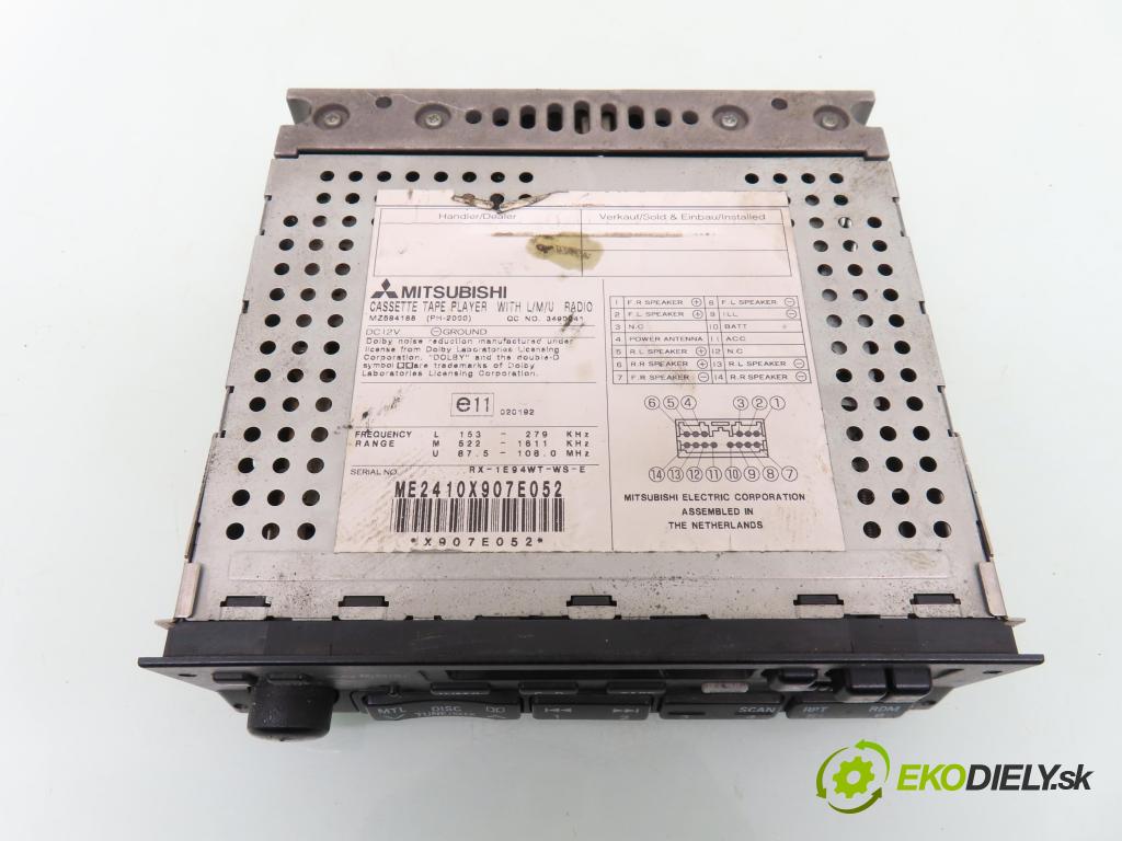 MITSUBISHI SPACE STAR nadwozie wielkoprzestrzenne (MPV) (DG_A) MINIVAN 2000 61,00 1.3 16V (DG1A) - 4G13 (16V) 1299,00 RADIO Modul MZ594188