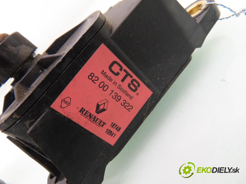 RENAULT MODUS / GRAND MODUS (F/JP0_) MINIVAN 2004 48,00 1.5 dCi (FP0E, JP0E) - K9K 768 1461,00 Potenciometer plynu 8200139322 (Pedál)