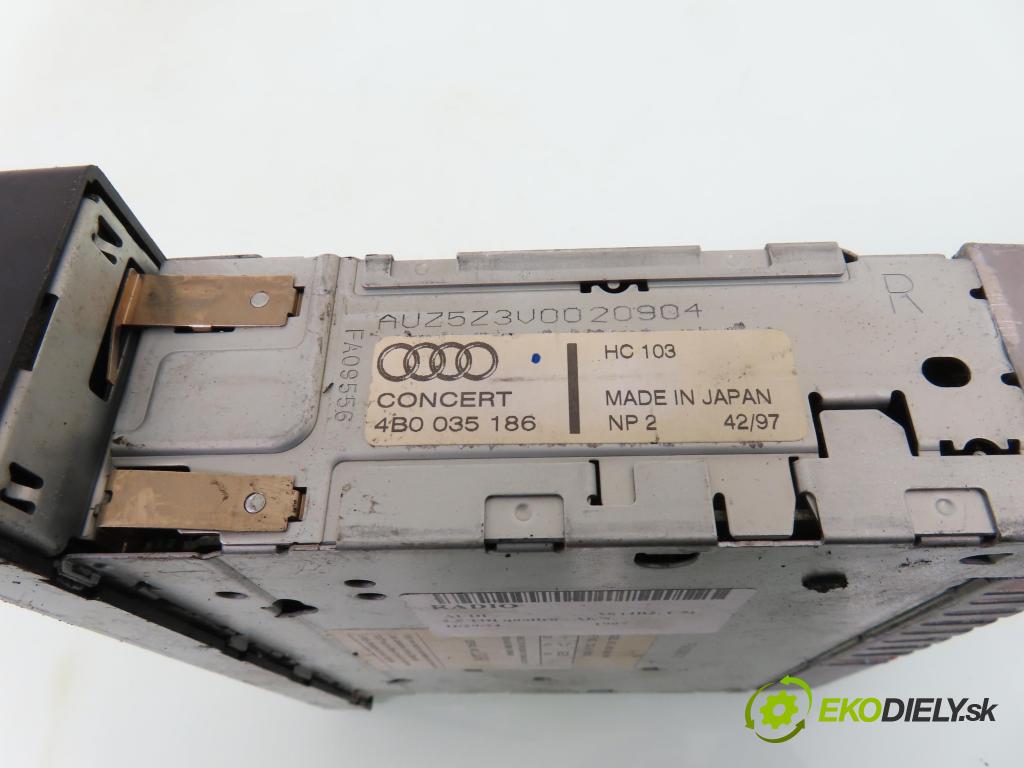 AUDI A6 (4B2, C5) SEDAN 1997 110,00 2.5 TDI - AFB 2496,00 RADIO modul 4B0035186